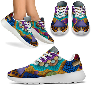Colorful Psychedelic Mushroom Sneakers - Crystallized Collective