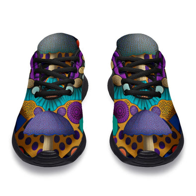 Colorful Psychedelic Mushroom Sneakers - Crystallized Collective