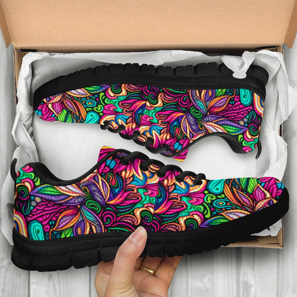 Colorful Psychedelic Sneakers - Crystallized Collective