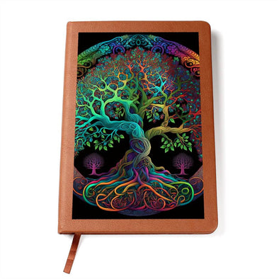 Colorful Psychedelic Tree of Life Graphic Journal - Crystallized Collective