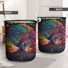 Colorful Psychedelic Tree of Life Laundry Basket - Crystallized Collective