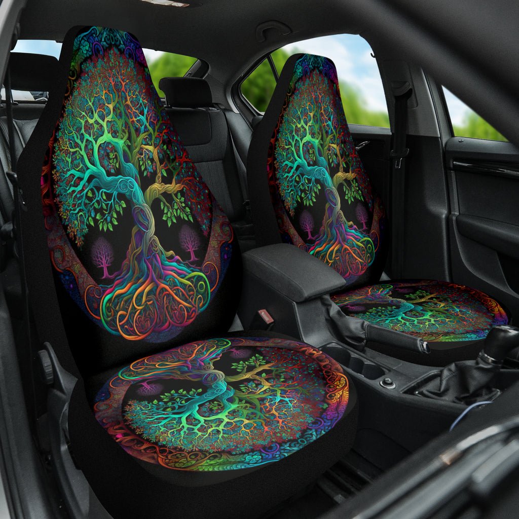 Psychedelic Abstract Pet Car Seat Cover main image 1