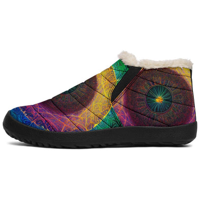 Colorful Psychedelic Winter Sneakers - Crystallized Collective