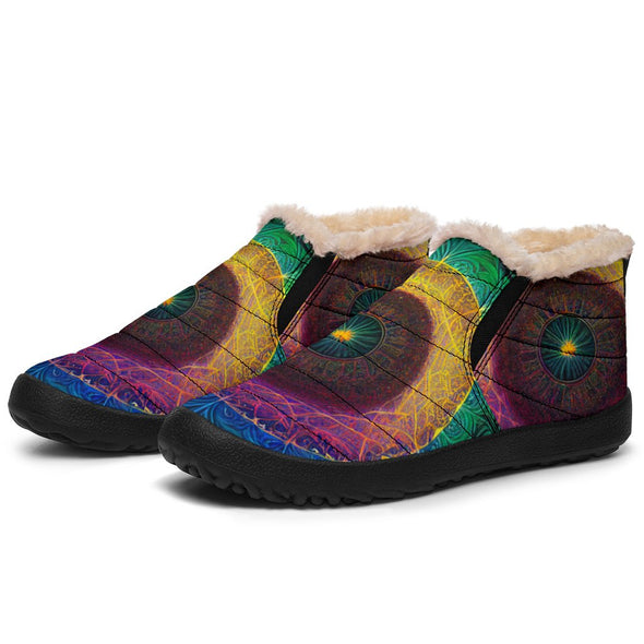 Colorful Psychedelic Winter Sneakers - Crystallized Collective