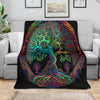 Colorful Tree of Life Premium Blanket - Crystallized Collective