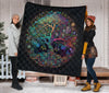 Colorful Tree of Life Premium Quilt - Crystallized Collective