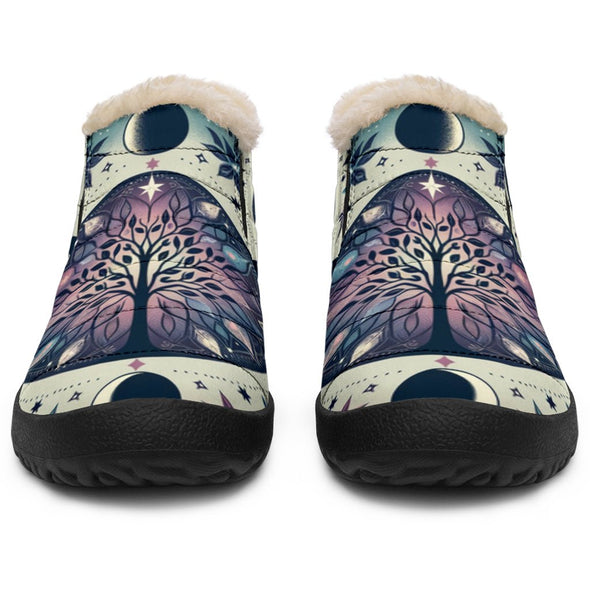 Cosmic Tree of Life Winter Sneakers - Crystallized Collective