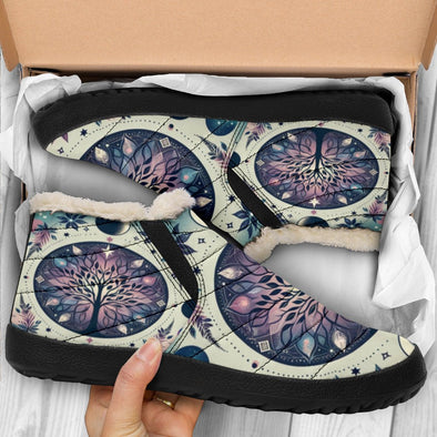 Cosmic Tree of Life Winter Sneakers - Crystallized Collective