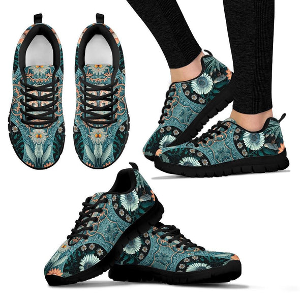 Cottagecore Flowers Sneakers - Crystallized Collective