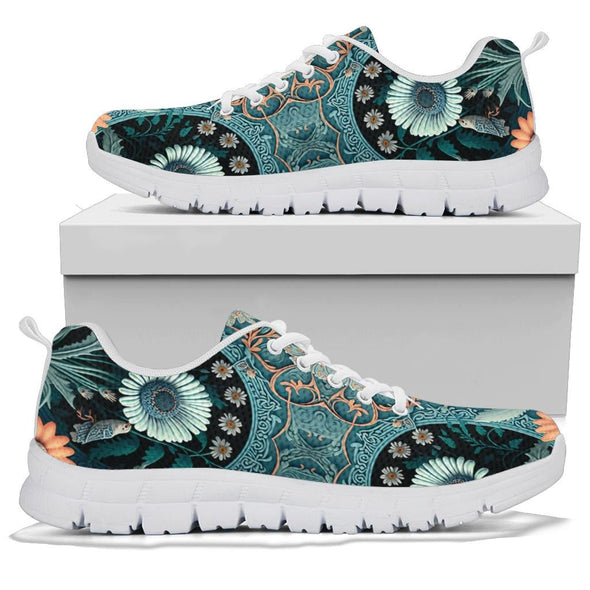 Cottagecore Flowers Sneakers - Crystallized Collective