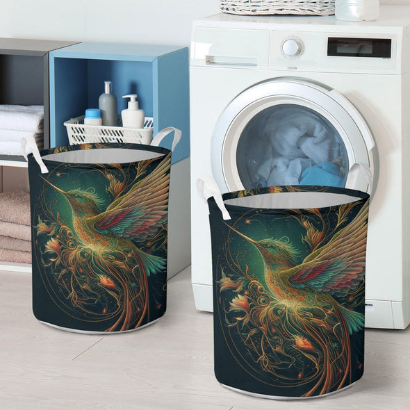 Devine Hummingbird Laundry Basket - Crystallized Collective