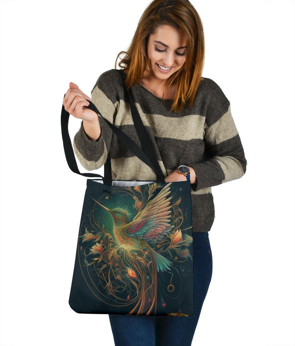 Devine Hummingbird Tote Bag - Crystallized Collective