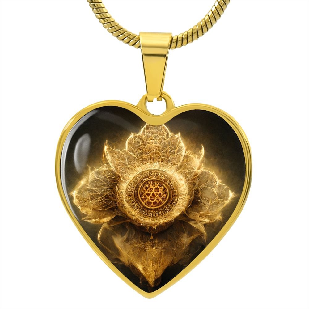 Dharma Heart Necklace - Crystallized Collective