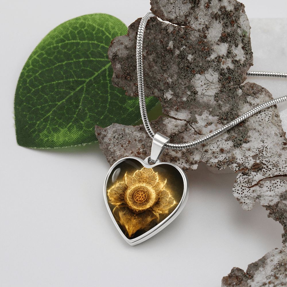 Dharma Heart Necklace - Crystallized Collective