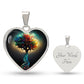 DNA Tree of Life Heart Necklace - Crystallized Collective