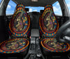 Down the Rabbit Hole Psychedelic Hippe Seat Covers - Crystallized Collective