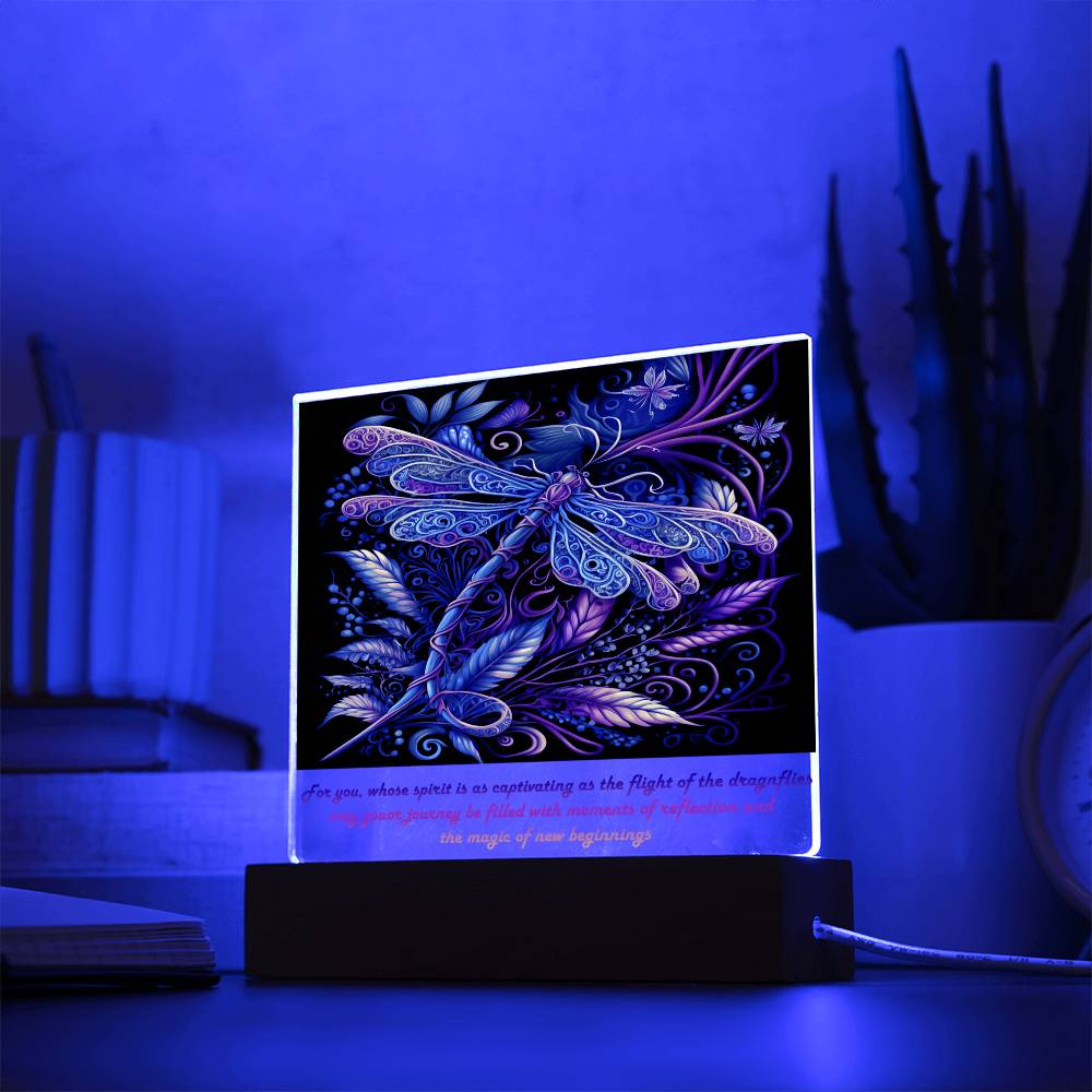Dragonfly Acrylic Plaque - Crystallized Collective