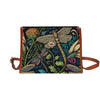 dragonfly bloom Canvas Satchel Bag - Crystallized Collective