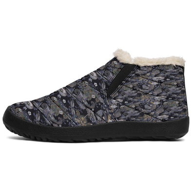 Dragonfly Flowers 2 Winter Sneakers - Crystallized Collective