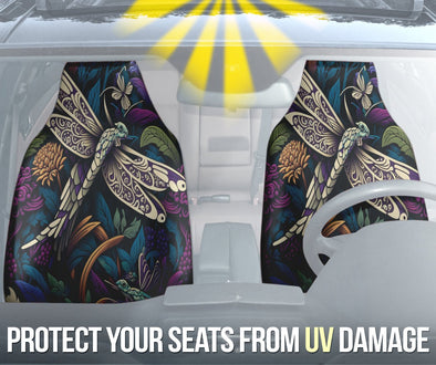 Dragonfly In Wonderland Car Seat Covers - Crystallized Collective