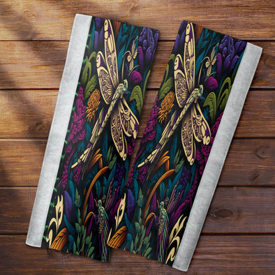 Dragonfly In Wonderland Fridge Door Handle Covers - Crystallized Collective