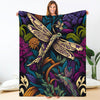 Dragonfly In Wonderland Premium Blanket - Crystallized Collective