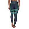 Dragonfly Jungle Vines: Ornate & Colorful High Waist Yoga Legging - Crystallized Collective