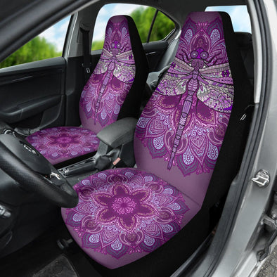 Dragonfly Mandala Car Seat Cover - Crystallized Collective
