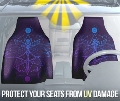 Dragonfly Mandala Car Seat Covers - Crystallized Collective