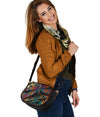 Dragonfly Maze Canvas Saddle Bag - Crystallized Collective