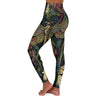 Dragonfly Wonderland Dreams: Psychedelic Yoga Leggings for Serene Souls - Crystallized Collective