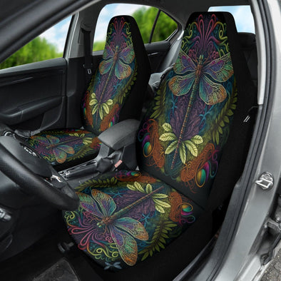 Dragonfy Psychdelic Vines Car Seat Covers - Crystallized Collective