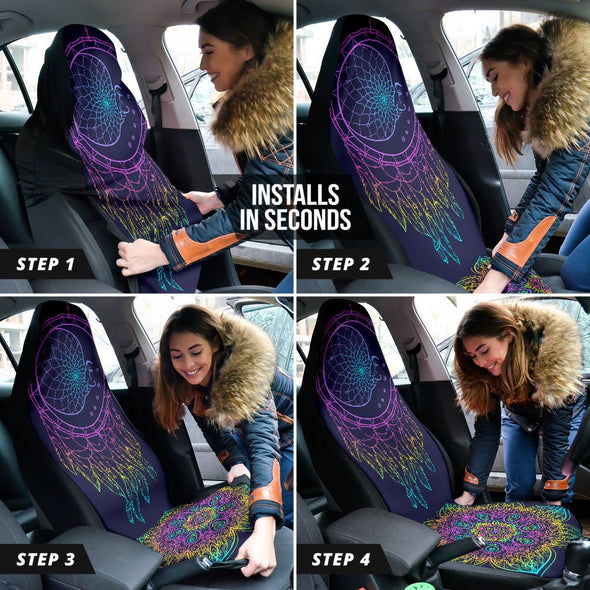 Dreamcatcher Car Seat Covers - Crystallized Collective