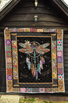 Dreamcatcher Dragonfly Quilt - Crystallized Collective