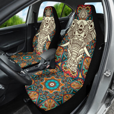 Elephant Mandala Boho Car Seat Covers - Crystallized Collective