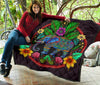 Elephant Mandala Premium Quilt - Crystallized Collective