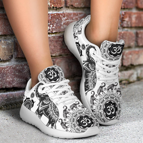 Elephant Mandala Sport Sneaker - Crystallized Collective