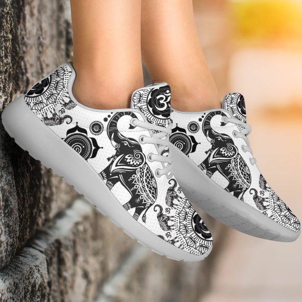 Elephant Mandala Sport Sneaker - Crystallized Collective