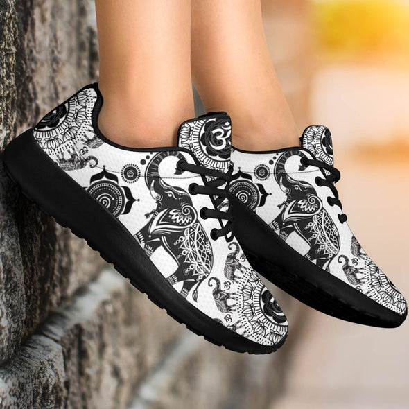 Elephant Mandala Sport Sneaker - Crystallized Collective