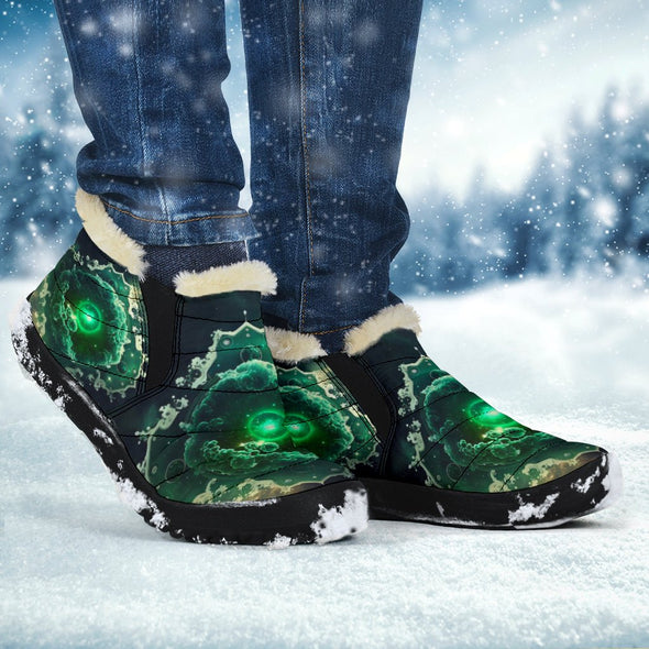 Emerald Nebula Winter Sneakers - Crystallized Collective