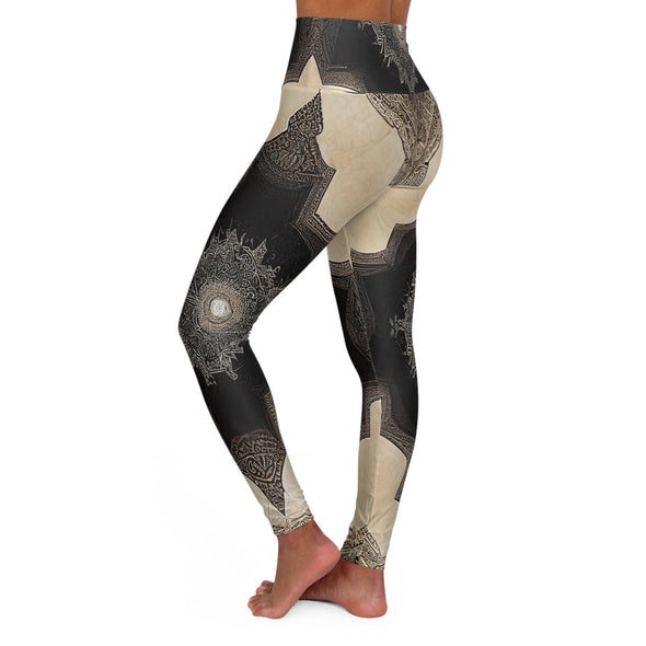 Enchanting Alhambra: Elevate Your Yoga with High-Waist Leggings! - Crystallized Collective