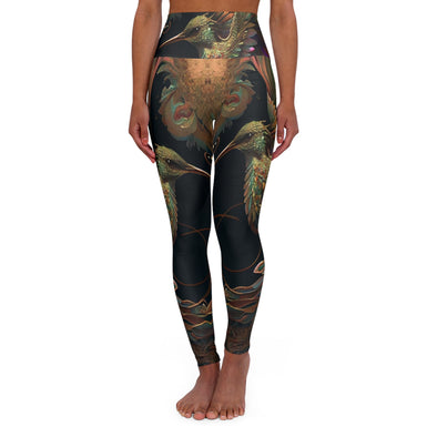 Enchanting Hummingbird High Waist Yoga Legging - Crystallized Collective