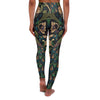 Enchanting Peacock: Mesmerizing High-Waist Yoga Legging - Crystallized Collective