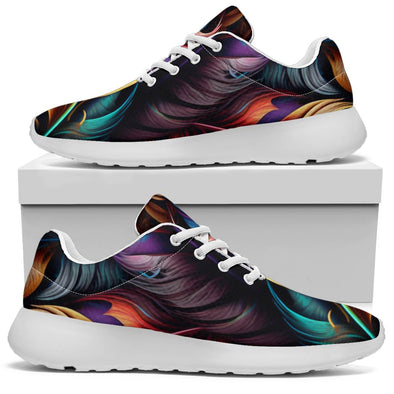 Escher Boho Feathers Sport Sneakers - Crystallized Collective
