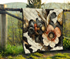 Floral Art 2 Premium Quilt - Crystallized Collective