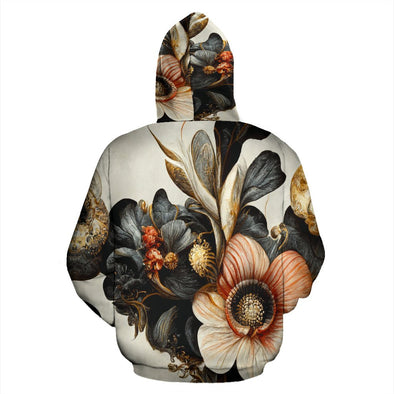 Floral Art Hoodie - Crystallized Collective