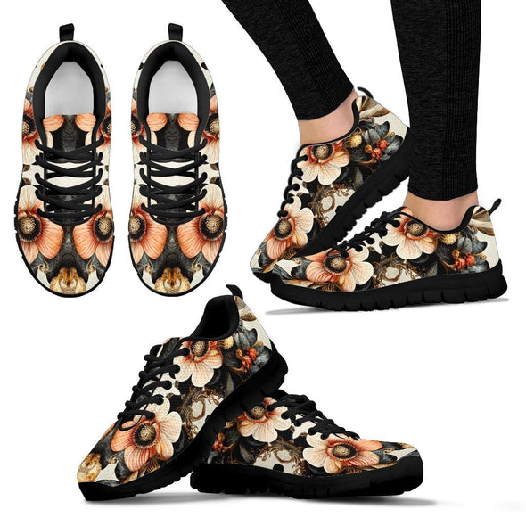 Floral Art Sneakers - Crystallized Collective