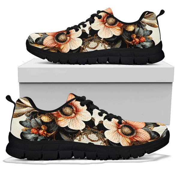 Floral Art Sneakers - Crystallized Collective