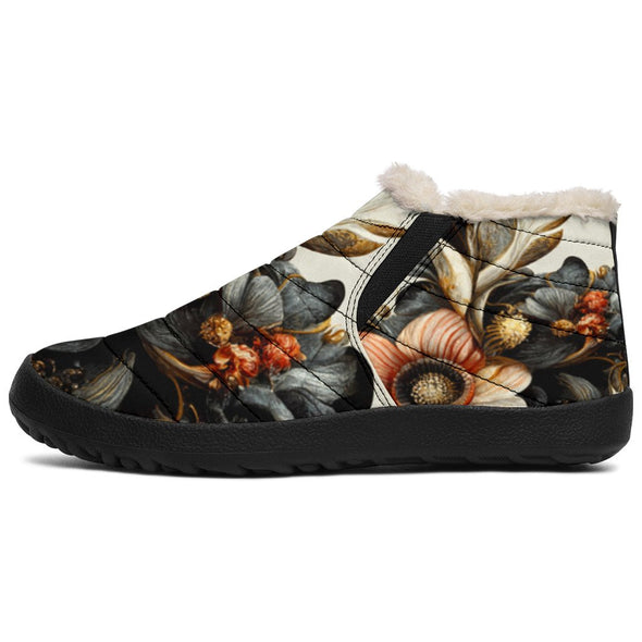 Floral Art Winter Sneakers - Crystallized Collective