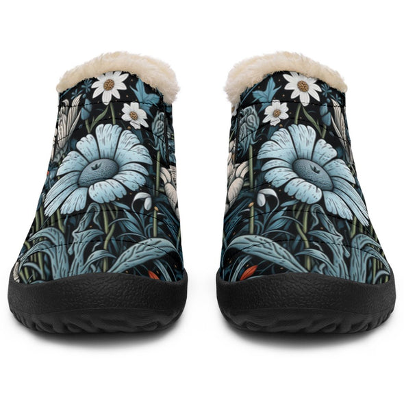 Floral Cottagecore Winter Sneakers - Crystallized Collective